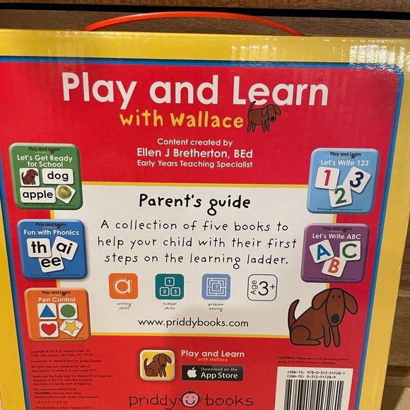 Kids Learning Toys Play and Learn With Wallace Wipe Clean Book Set - Picture 3 of 10